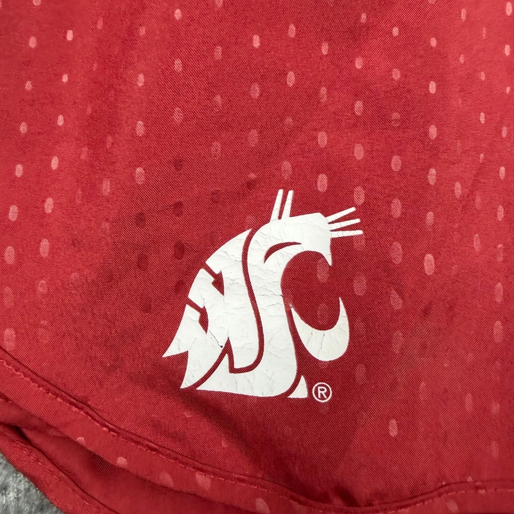 Nike WSU Cougars Dri-FIT Running Shorts Womens XL Red Crimson 31254X-WC1 - Picture 6 of 13